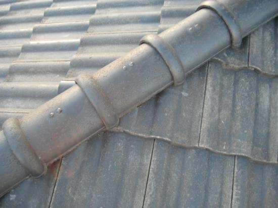 ヨーロピアン瓦　棟の取り直し